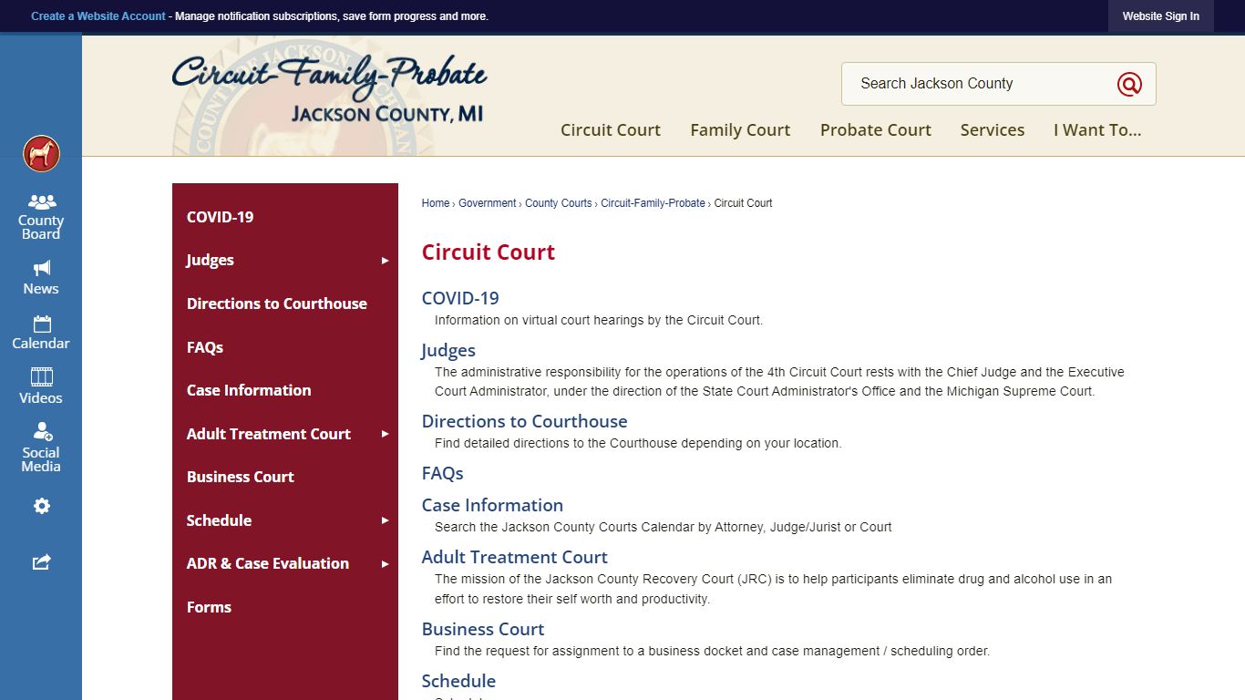Circuit Court | Jackson County, MI